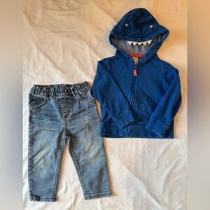 Kids Hoodie & Pants Set - Size 18-24 months